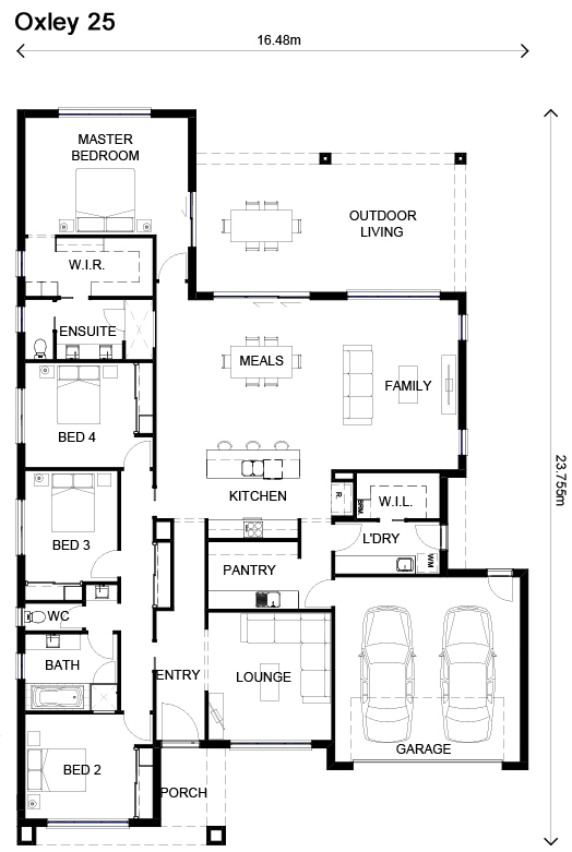 Oxley Floor Plan